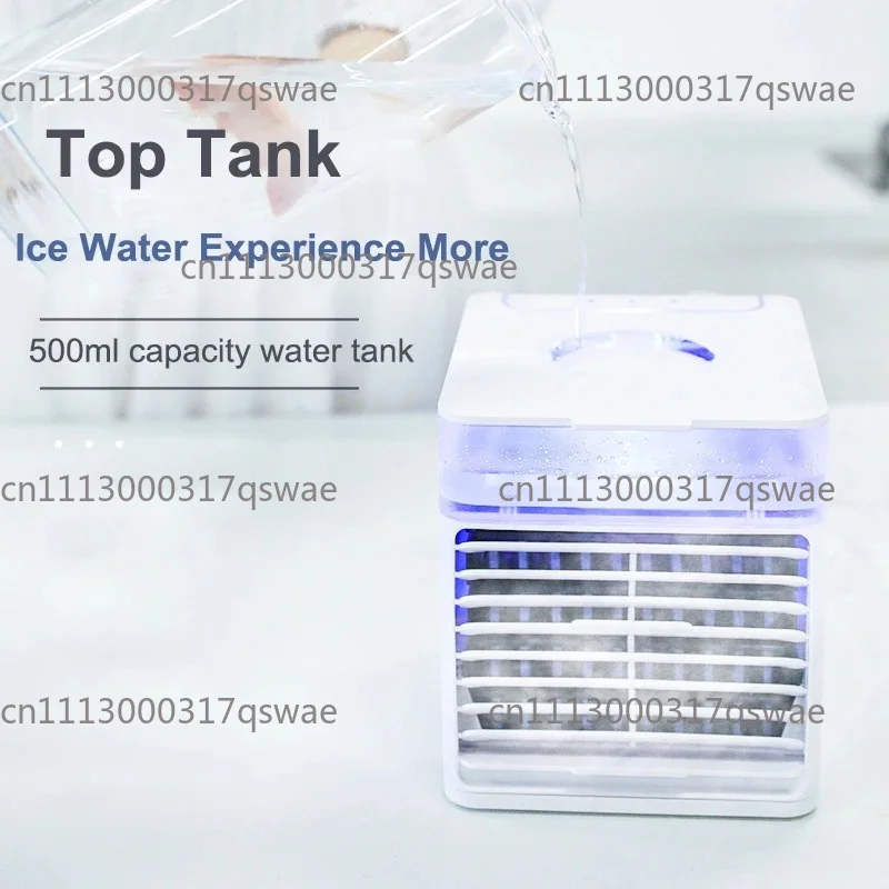 2025 New Portable Air Conditioner With Ultraviolet Germicidal Lamp USB Air Cooler Desktop Mini Cooling Fan