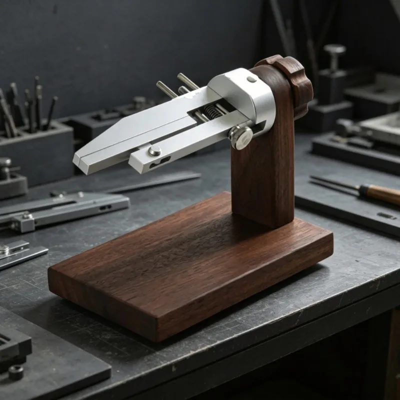 

DIY Leather Edge Oil Polishing Burnishing 360 Degree Rotating Tool for Handmade Strap Making