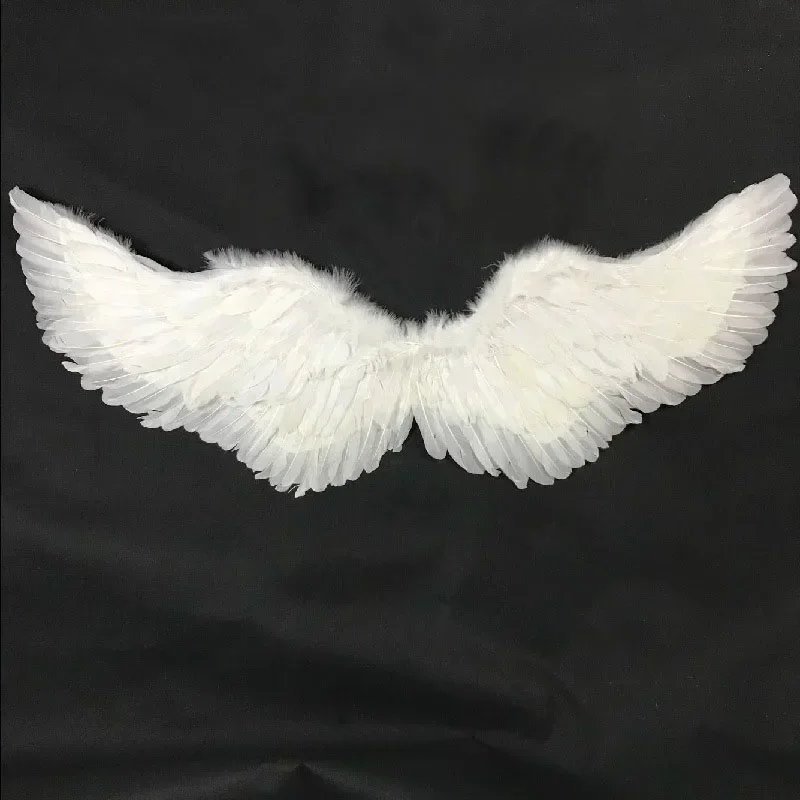 Children Adult White Party Swallow Fairy Angel Feather Wing Halo Wreath Wand Photo Prop Birthday Gift Wedding Festival Christmas