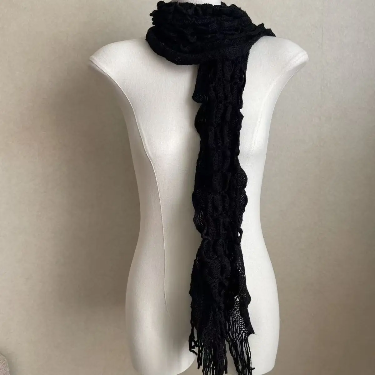 Candy Color Wrinkle Women Scarf Vintage Fashion Retro Long Scarf Female