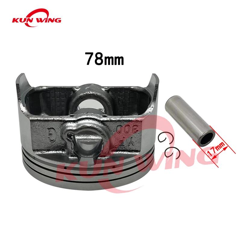 78mm Bore Piston Ring Set for Kawasaki KLX300 KLX 300 Loncin 300R YF300 LX300-6F VOGE 300DS Motorcycle Engine Parts