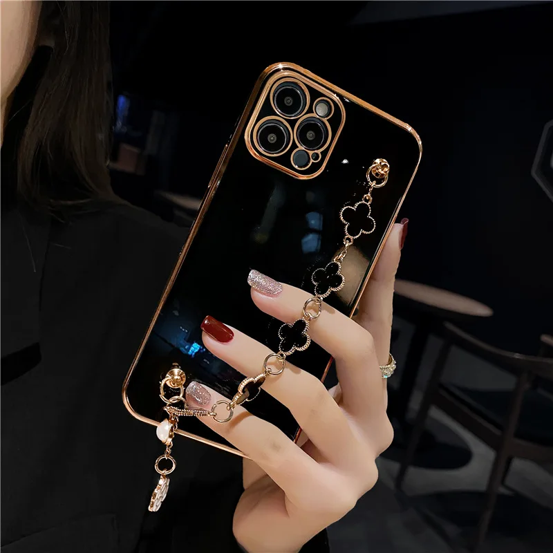 

For iphone16Promax phone case iphone15 Fashion iphone14 Creative iphone13 bracelet iphone12 protective case iphone11