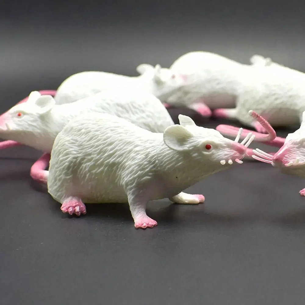 Fake Small Rat Lifelike Mouse Model Prop Scary Trick Prank Toy Horror Halloween Party Decor Practical Jokes Novelty Funny Toys