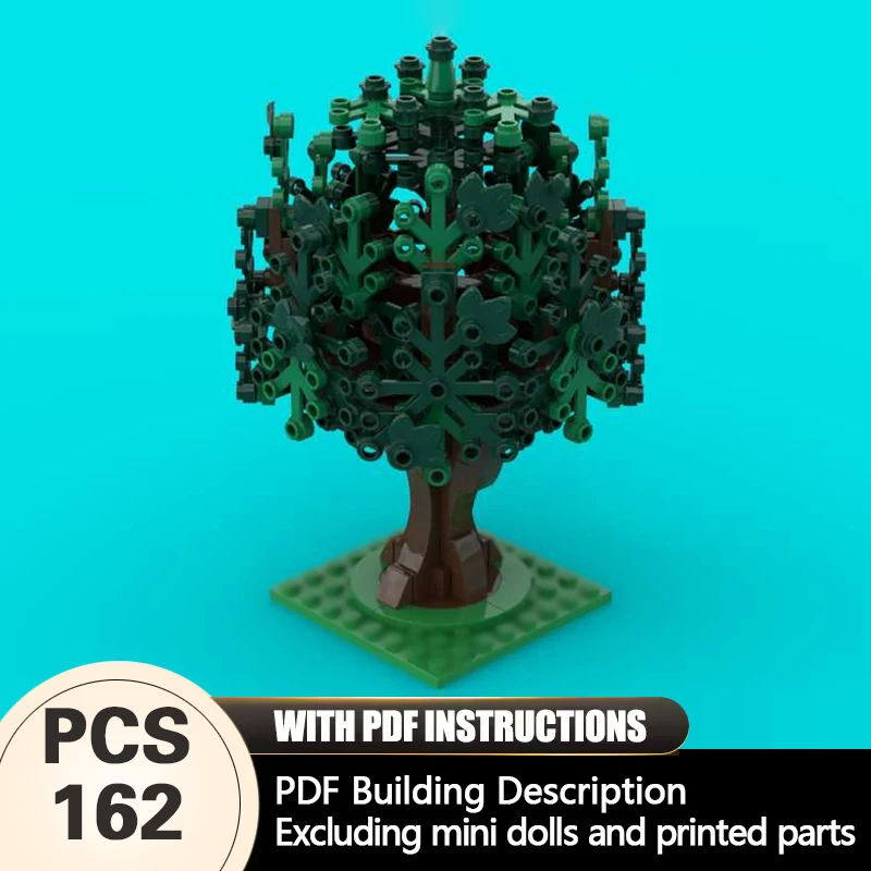 

Creators Plant Series Model MOC Building Bricks Large Green Tree Modular Technology Gifts Holiday Assemble Children Toys Suit