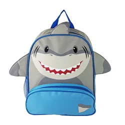 Sac à dos léger et mignon pour enfants de la maternelle, avec requin, dessin animé, nouvelle collection