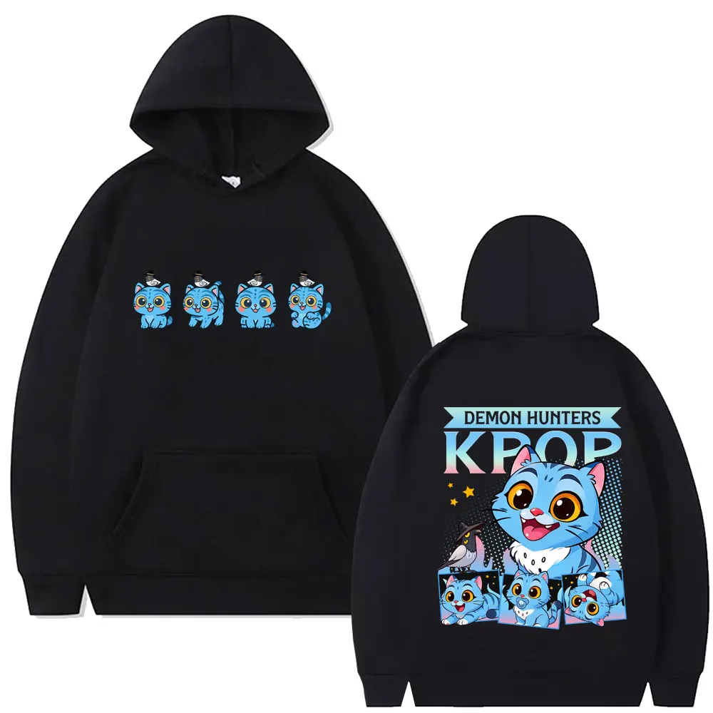 

Kpop Demon Hunters Derpy Tiger Hoodie Male Men Women Fashion Teen Cartoon Trend Oversized Sweatshirt Male Casual Fleece Hoodies