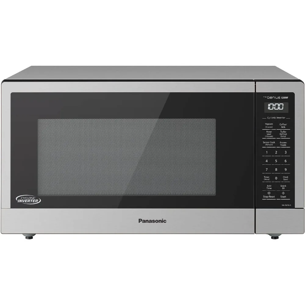 1.6cu.ft Cyclonic Inverter Countertop Microwave Oven 1250Watt Power with Sensor Cooking, 19.44