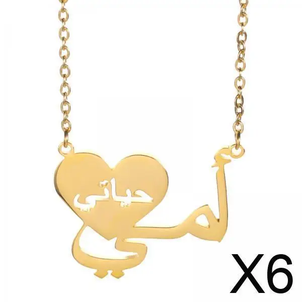 

Trendy Women Necklace Heart Shaped Pendant Stainless Steel Jewelry for Anniversary or Birthday