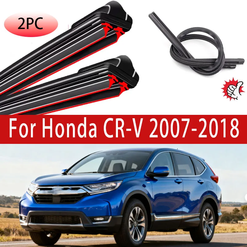 

Front Wiper Blades For Honda CR-V 2007-2018 2019 2020 2021 2022 2023 2017 Windscreen Windshield Window Auto Accessories 24"+19"