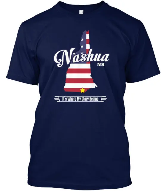 Camiseta Nashua New Hampshire Talla S a 5XL