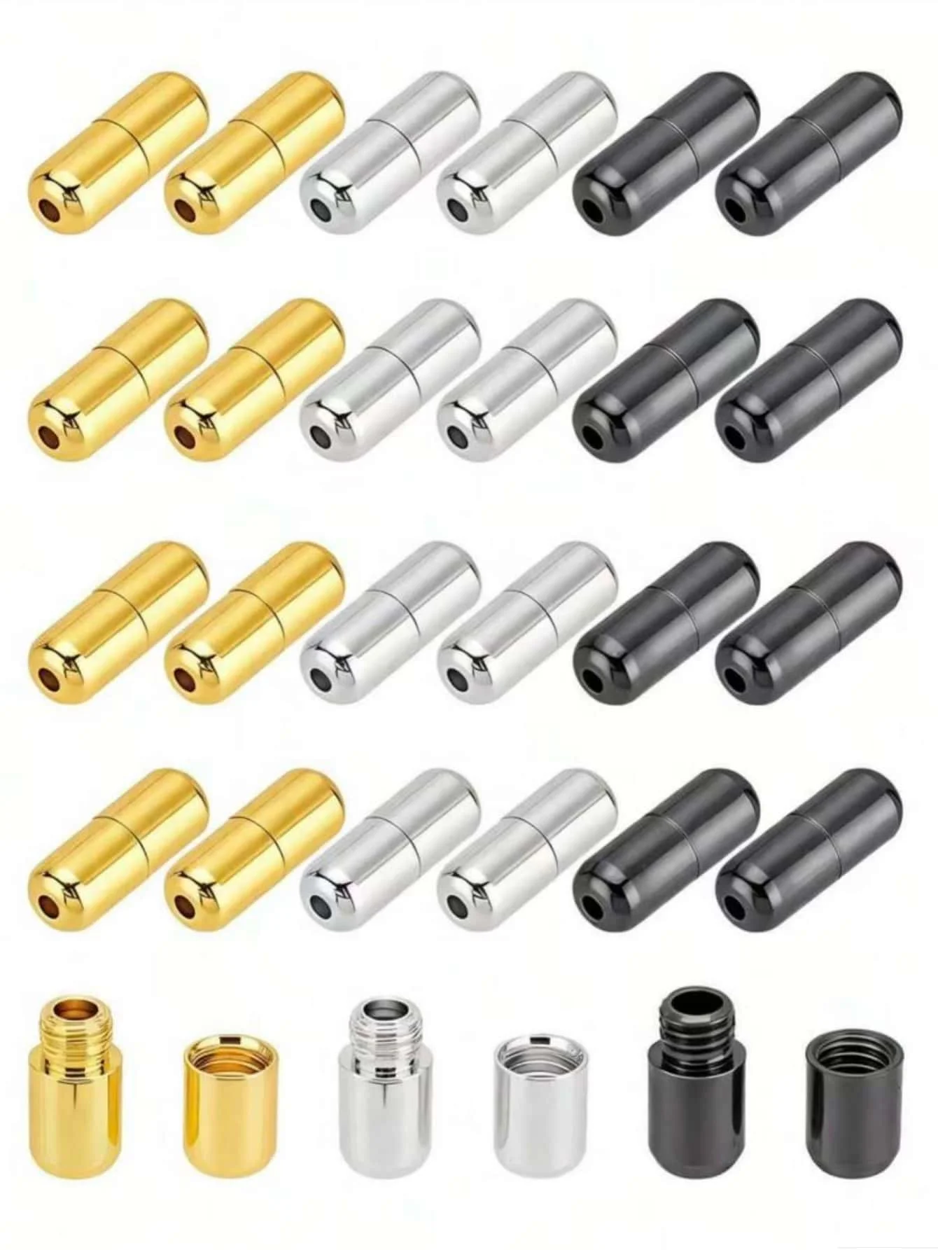 10 Metal Shoelace Locks, Alloy Shoelace Locks, No Need to Ti
