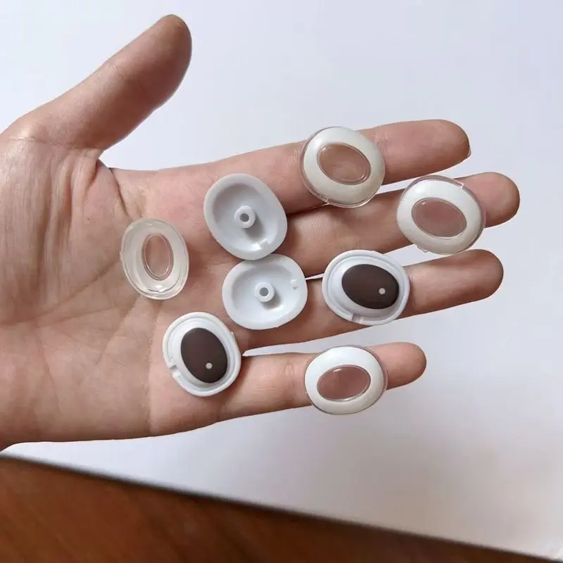 قطع غيار للعيون مكونة من طبقتين لدمى لابوبو بطبقة مزدوجة من البلاستيك ملحقات العين لعبة دمى وملحقاتها