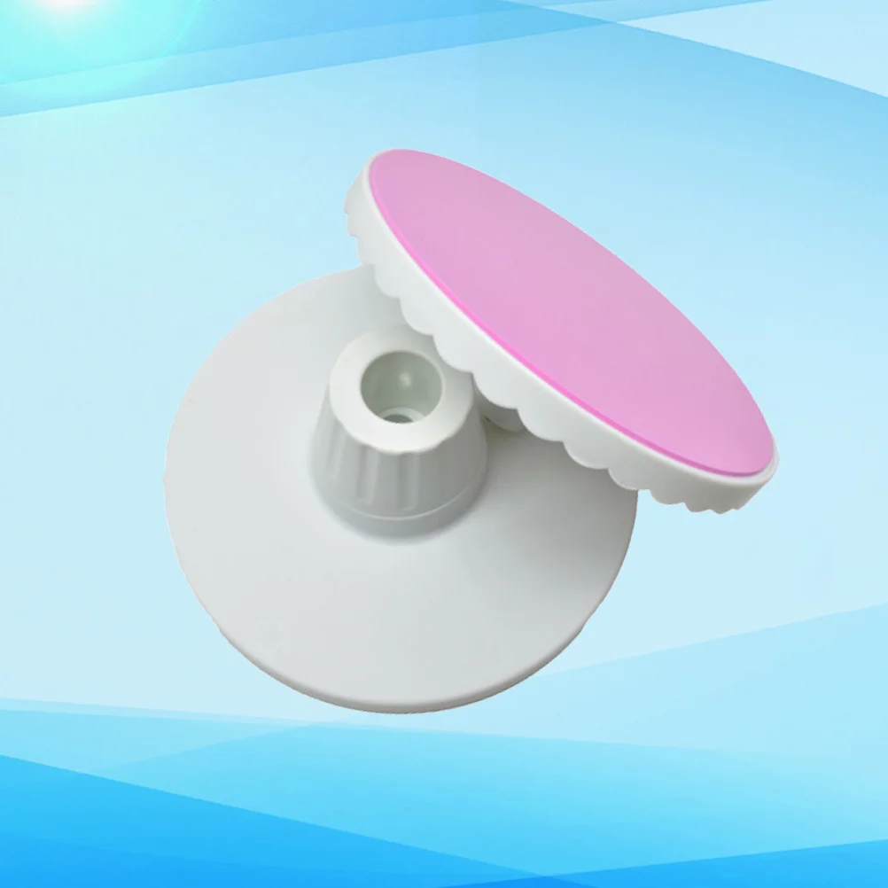 

1Pcs Plastic Cake Decorating Workbench 360 Rotating Inclinable for Professional Looking Desserts At Home Bakery Pink