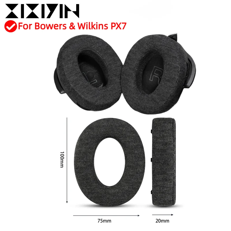 

XIXIYIN Replacement Skin friendly cotton fabric Earpads For Bowers & Wilkins PX7 Headphones Softer Earpads High Quality Earpads