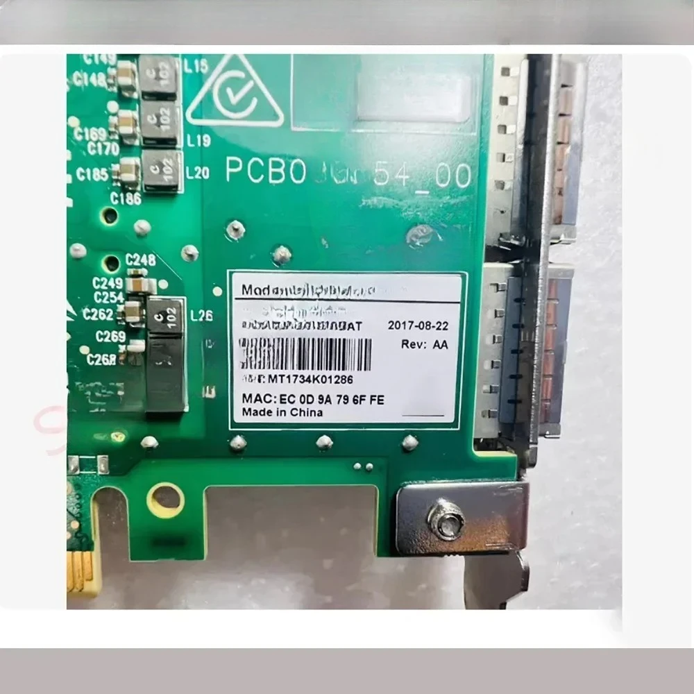 Karta sieciowa Mellanox CX414A ConnectX-4 40/56GbE PCI-Ex8 Dual Port 10 Gigabit Fiber Optic InfiniBand NIC MCX414A-BCAT