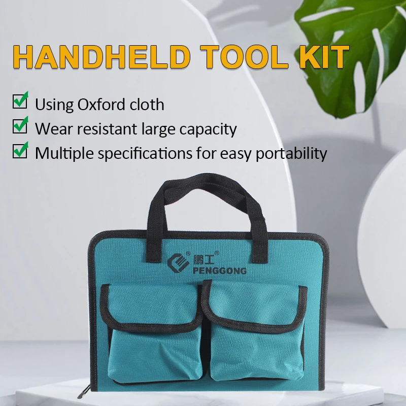 Multifunction Oxford Canvas Repair Tool Bag Hardware Screws Nails Organizer Soldering Iron Pouch Case Portable Travel Tools Bags