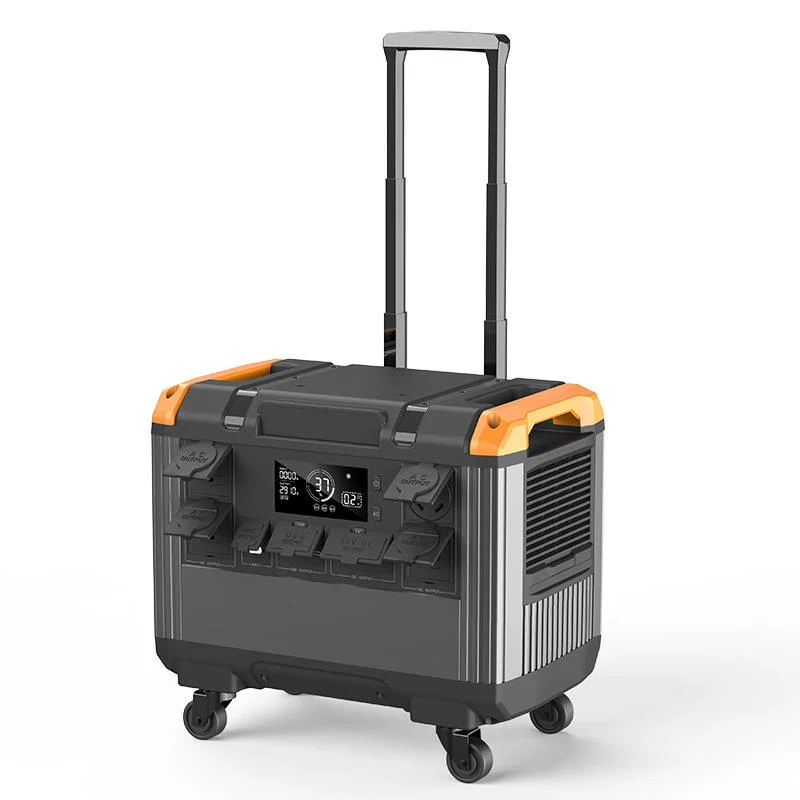 3000W Portable Power Station 2688Wh LiFePO4 Battery 110V 230V Dual Voltage Solar Generator With Bidirectional Inverter