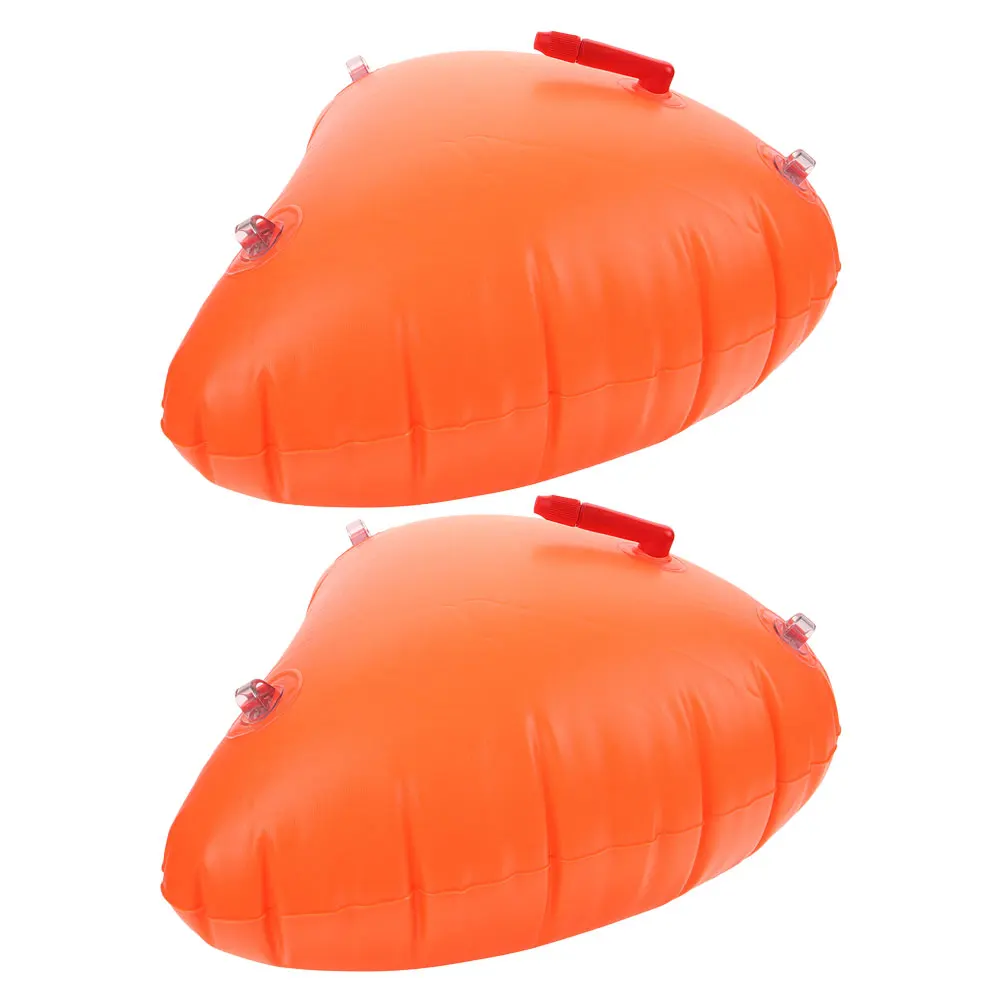 

2 Pcs Boat Accessories Kayak Buoy Inflatable Emergency Float Canoe Kayaks Pvc Inatable 3d End Floatation
