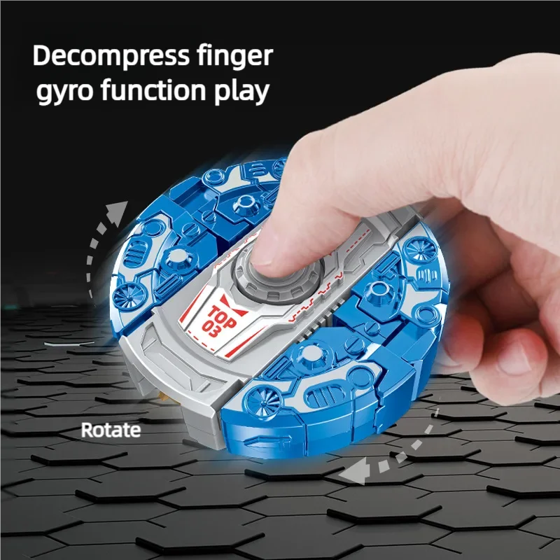 Nouveau dinosaure déformé Spinner Fidget jouets enfants main doigt gyroscope Spinner Anti-Stress adulte jouets sensoriels enfants jouets cadeaux