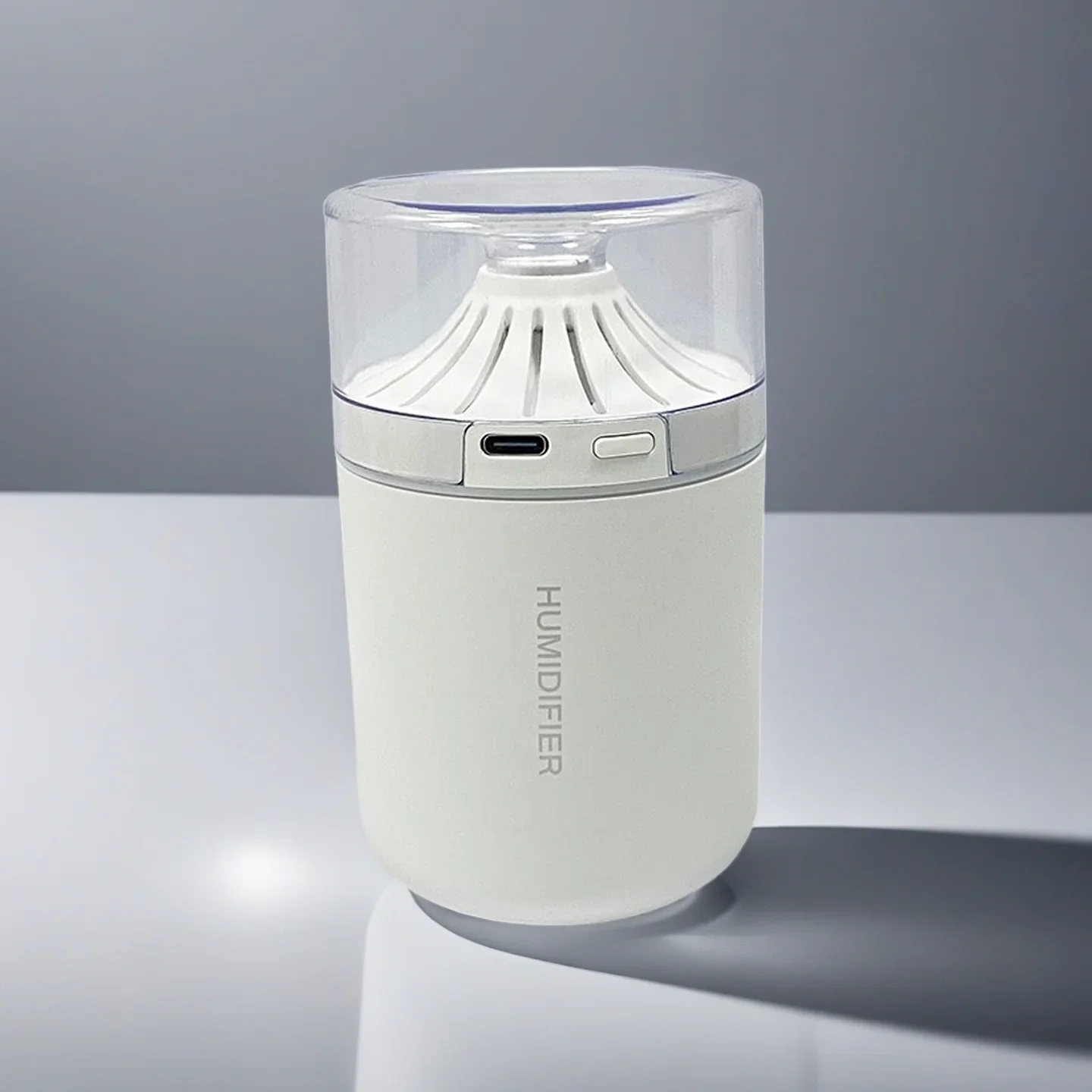Colorful Gradual Change Atmosphere Light Vehicle Mounted Humidifier with Noise Reduction Mute Delicate Spray for Fresh Air