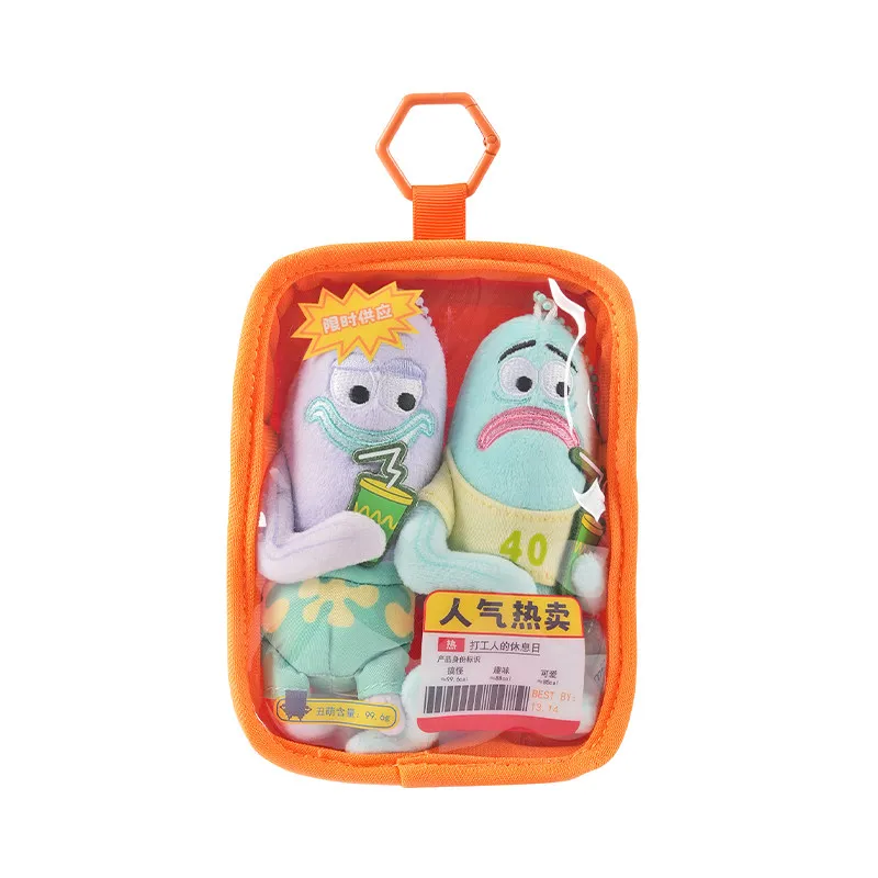 

Potdemiel Spongebob Squarepants Background Fish Plush Doll Pendant Coin Purse Bag Hanging Decor Soft Stuffed Ornament For Adult