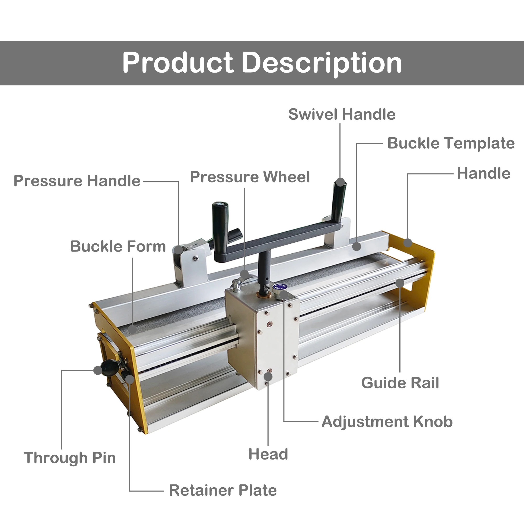 36 Manual Conveyor Nailing Machine Lace-up Fasteners with 2 Noodles