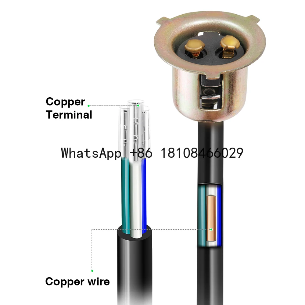 

Factory Direct Supply Motorcycle Headlight Socket/Front Head Light Lamp Bulb Socket/Head Lamp Holder for CG-125/CD70/MIO