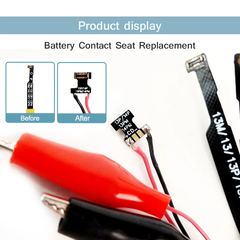 Sunshine IP Series Repair and Replace the Battery Holder Applicable to SS-908B Battery Contact Seat Replacement for IP6-14PM