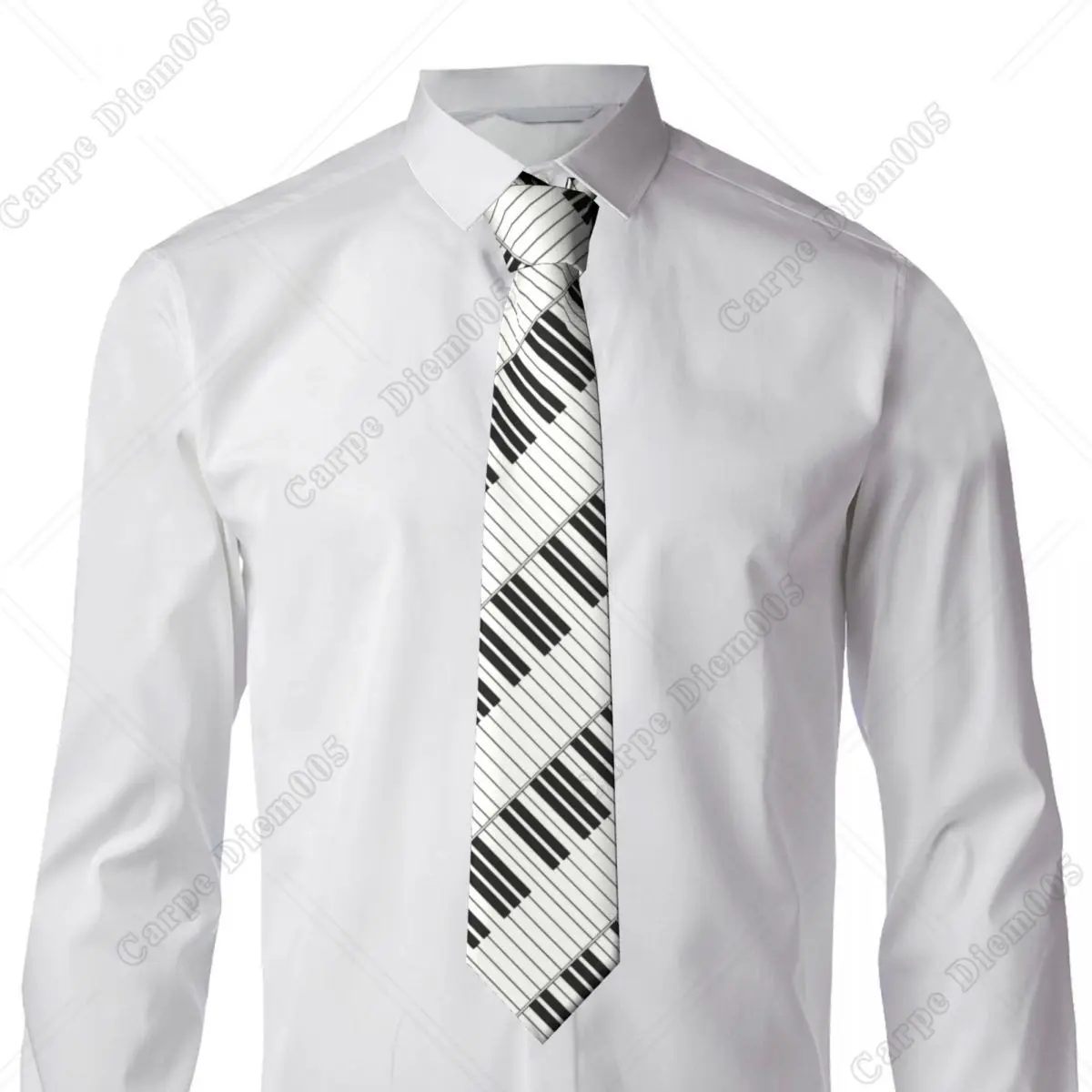 Piano Key Neckties Men Personalized Silk Musician Pianist Music Gift Neck Ties for Wedding Men Accessories