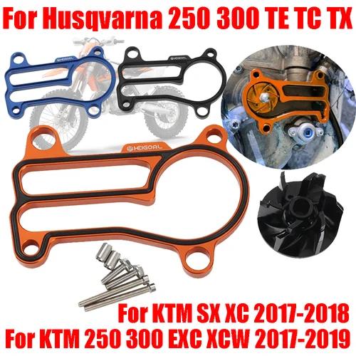 Kit de espaciador de impulsor de enfriador de bomba de agua de gran tamaño, accesorios para KTM 250, 300, EXC, XCW, XC-W, SX, XC, Husqvarna 250, 300 TE, TC, TX, TE300