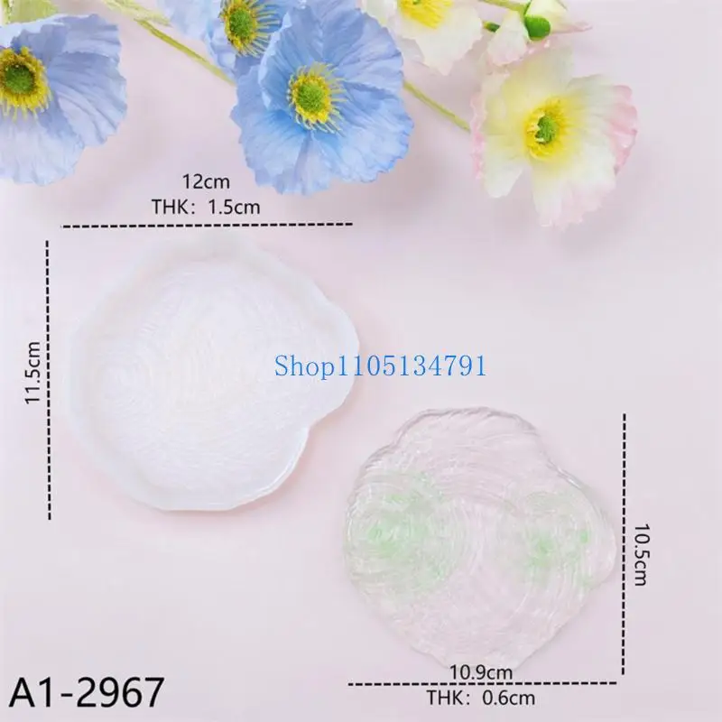 

98 км легко использовать силиконовую плесень Создание декоративных лоток плесени с уникальной формой силиконовой текстуры для