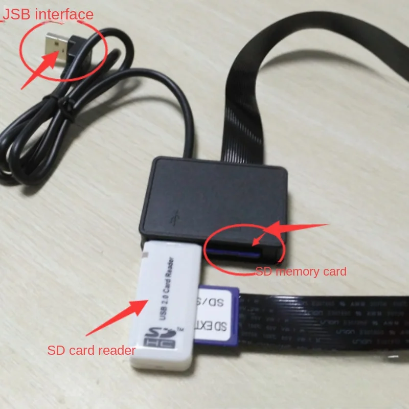 USB+SD Card Extension Cable GPS Navigator Adapter Cable