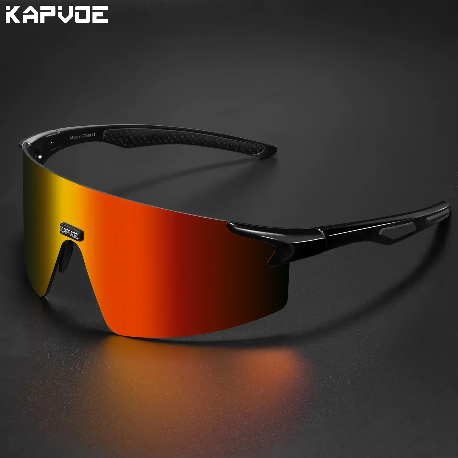 KAPVOE Cycling Sunglasses Men Women UV400 Mountain Bicycle Sports Eyewear MTB Bike Cycling Glasses Fishing Hiking Riding Eyewear