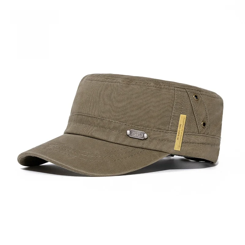 high-end-pure-cotton-flat-cap-style-men's-spring-autumn-brand-duckbill-cap-sunshade-fashionable-summer-hat-casual-style-for-c