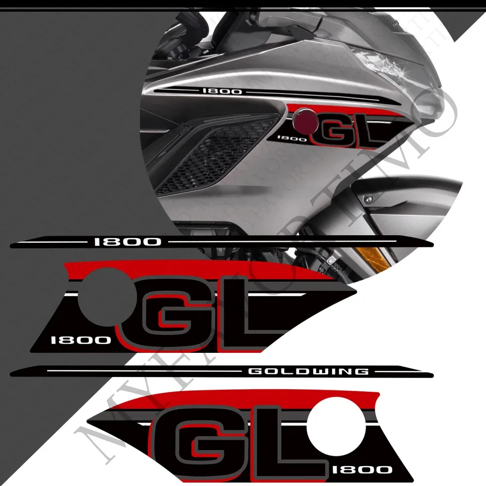

NEW For Honda Goldwing GL1800 F6B Stickers Decals Tour Wheel Protector Tank Pad Side Grips Gas Fuel Kit Knee 2018 - 2024