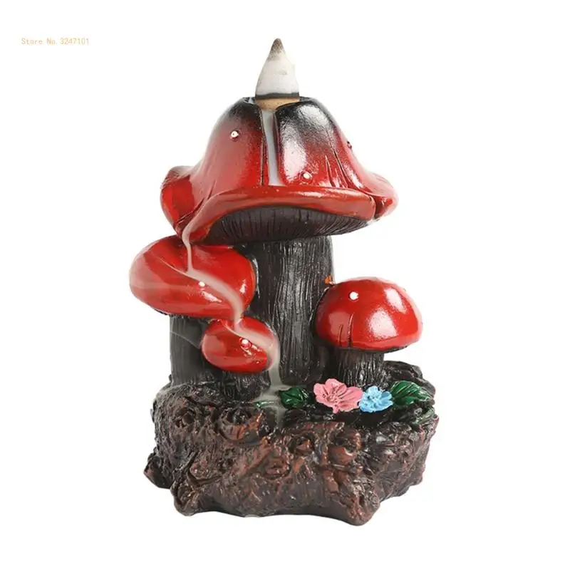 

Mushroom Aromas Burners Backflow Burners for Meditations Relaxings Atmospheres Dropship