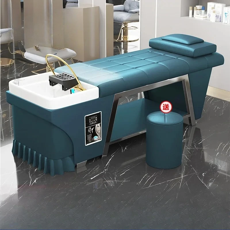 

Lying Smart Water Circulation Hair Salon Head Spa Massage Table Water Stylist Spa Machine Therapy Bed Nail Chaise Coiffure
