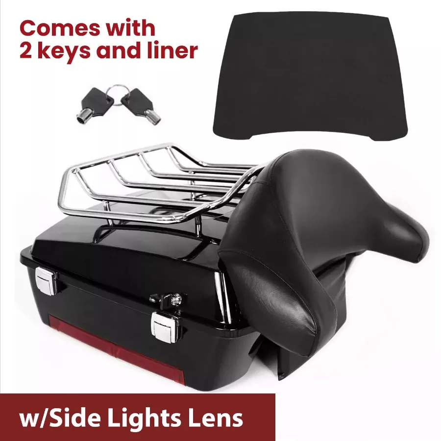 Gehackter Rückenlehnenständer für 97–13 Harley Davidson Touring Road Street Glide