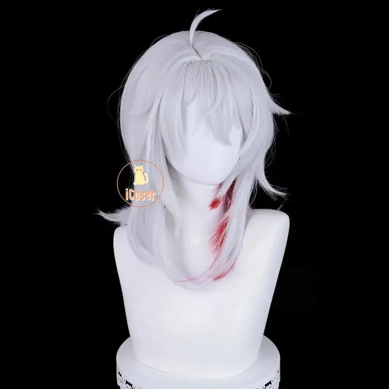 

asdh8@iCoser Wuthering Waves Zani Cosplay Wig G Red Hair Montelli Family Averardo Bank Ragunna Rinascita Halloween Party Women G