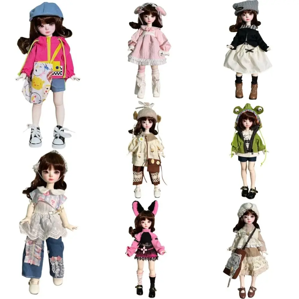 Leuk cadeau 11,8 inch 30cm kleding 6 gewrichten katoen BJD prinsessenrok 30cm maat multi-gewricht puzzel leuk