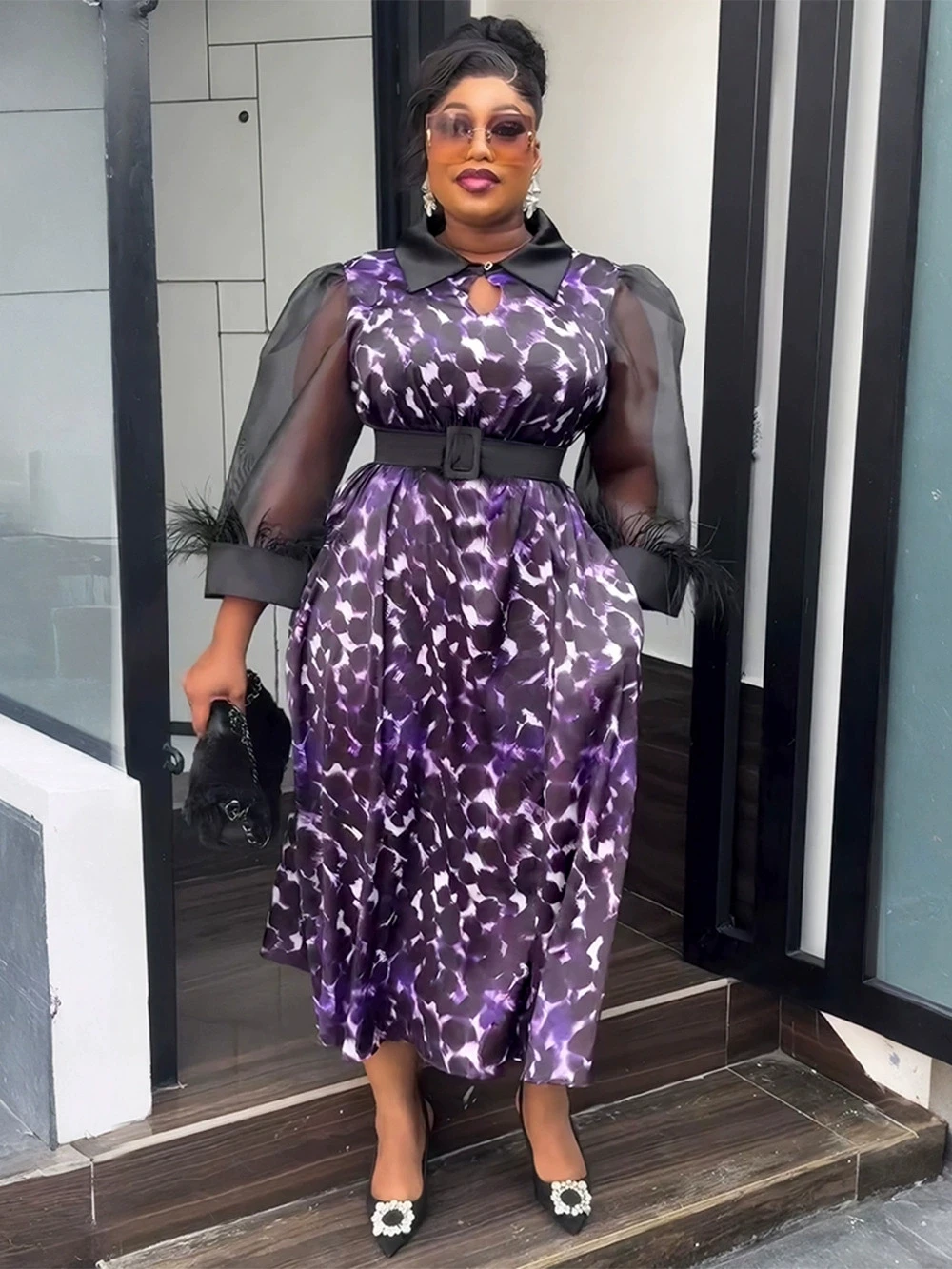 

African Dresses for Women Plus Size Africa Clothes Dashiki Ankara Turkey Outfits Gown Elegant Muslim Wedding Party Long Dress