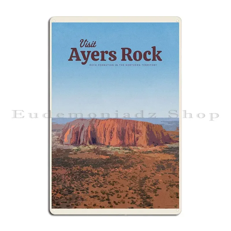 

Visit Ayers Rock Posters Metal Sign Wall Decor Club Garage Kitchen Room Decor Custom Tin Vintage Home Deco