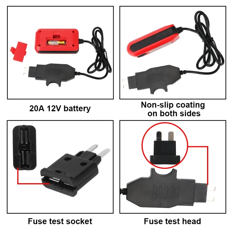 12V 20A Car Current Tester Circuit Meter Standard   Ammeter Circuit Fault Finding Repair  Leakage Detector