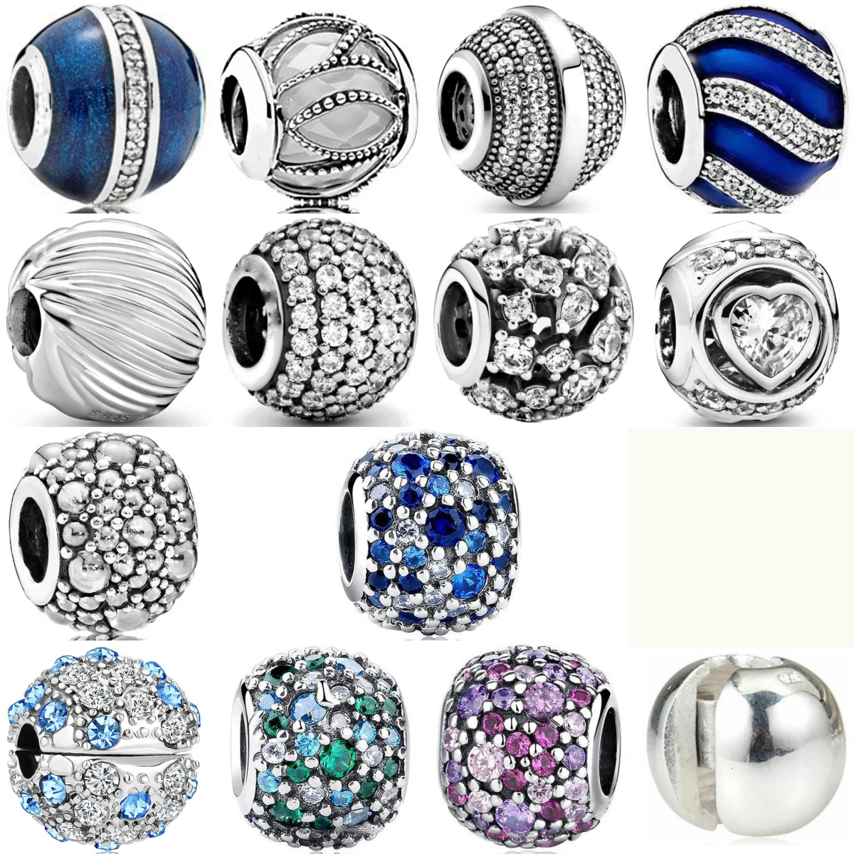 Melhor 925 prata esterlina zircão dia dos namorados coleção charme grânulo caber pingente original encantos pulseira diy jóias femininas