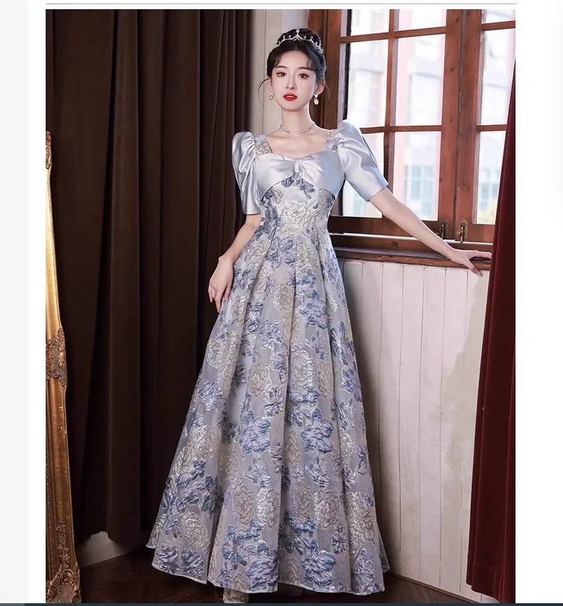 

French style light luxury niche French graduation banquet adult ceremony women's dress