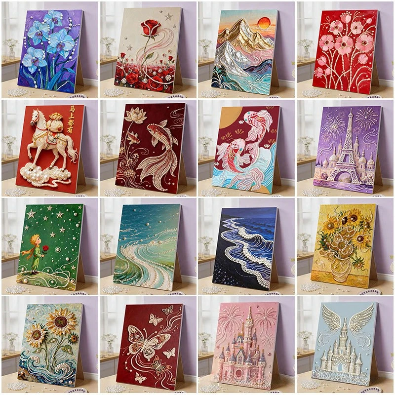 

DIY Pearl Painting Handmade Diamond Painting Decorative Painting Creative Ornament Friend Gift Table Setting Brand Popular Item