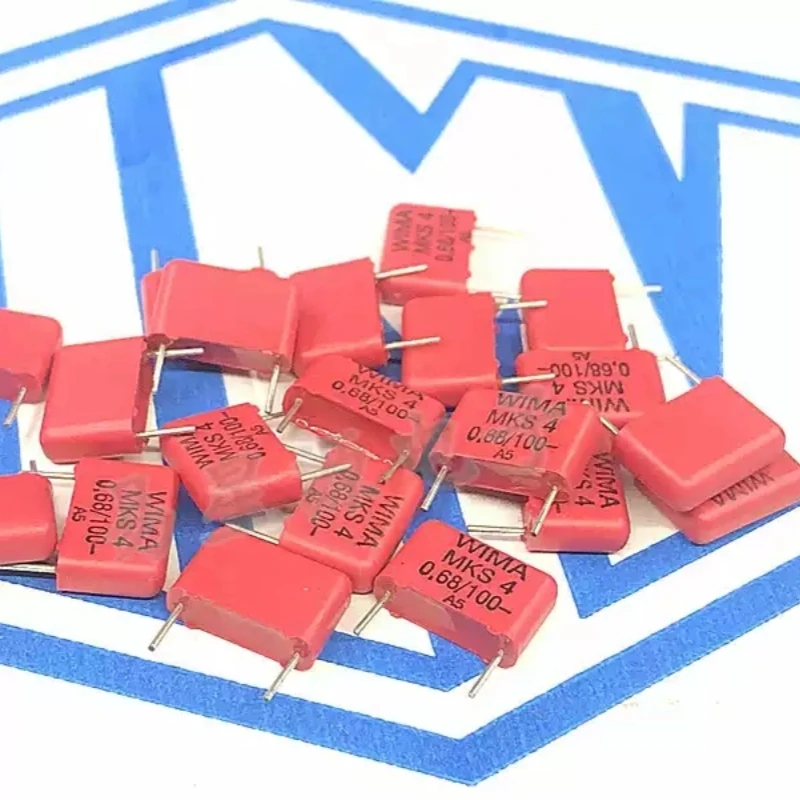 

0.68UF 100V Weima WIMA 100V684 680NF MKS4 audio capacitor imported with original packaging