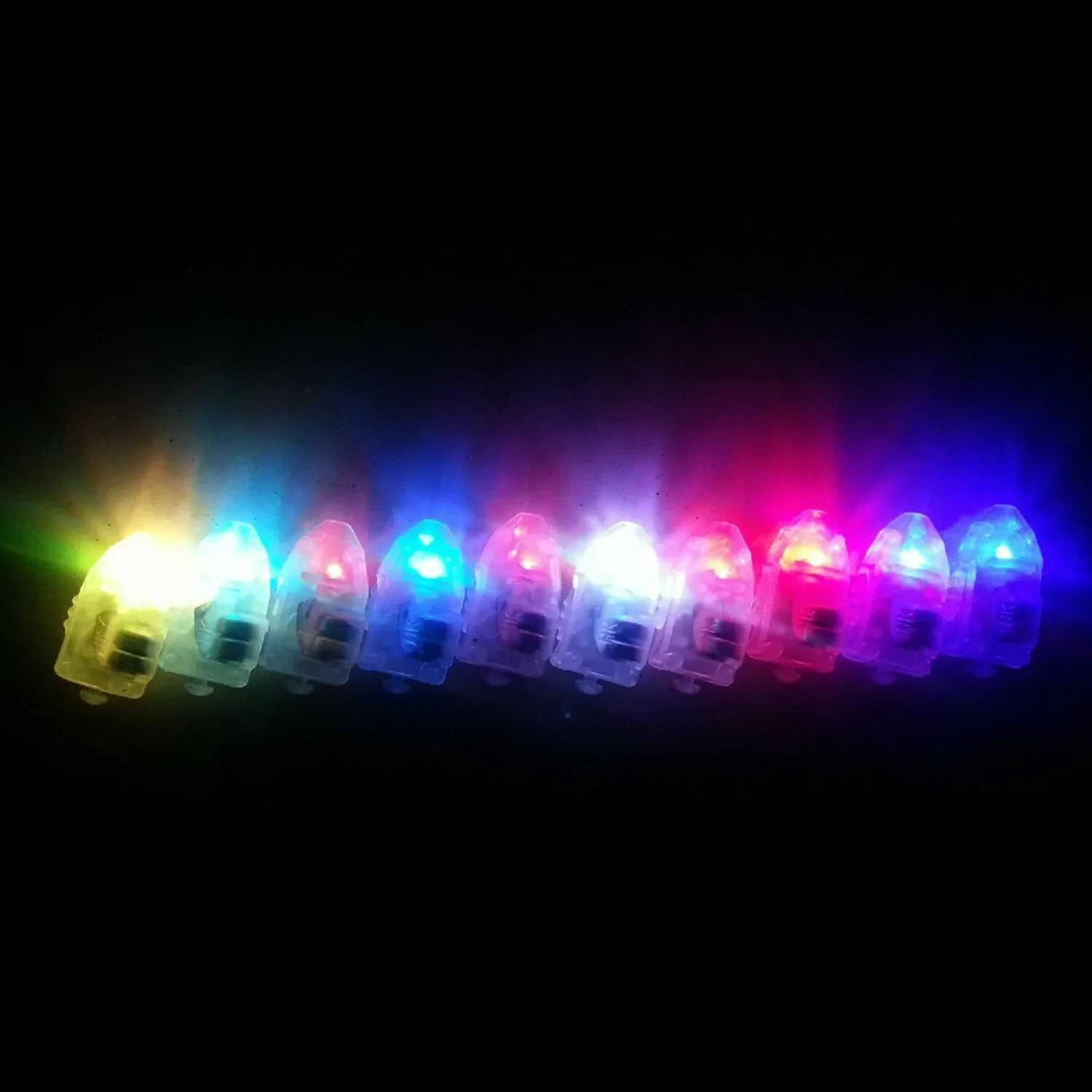 Imagem -06 - Multicolor Led Balão Switch Lâmpada Faça Você Mesmo Lanterna de Papel Decoração Colorida Vermelho Branco Verde Azul Bala 10 Pcs Lot