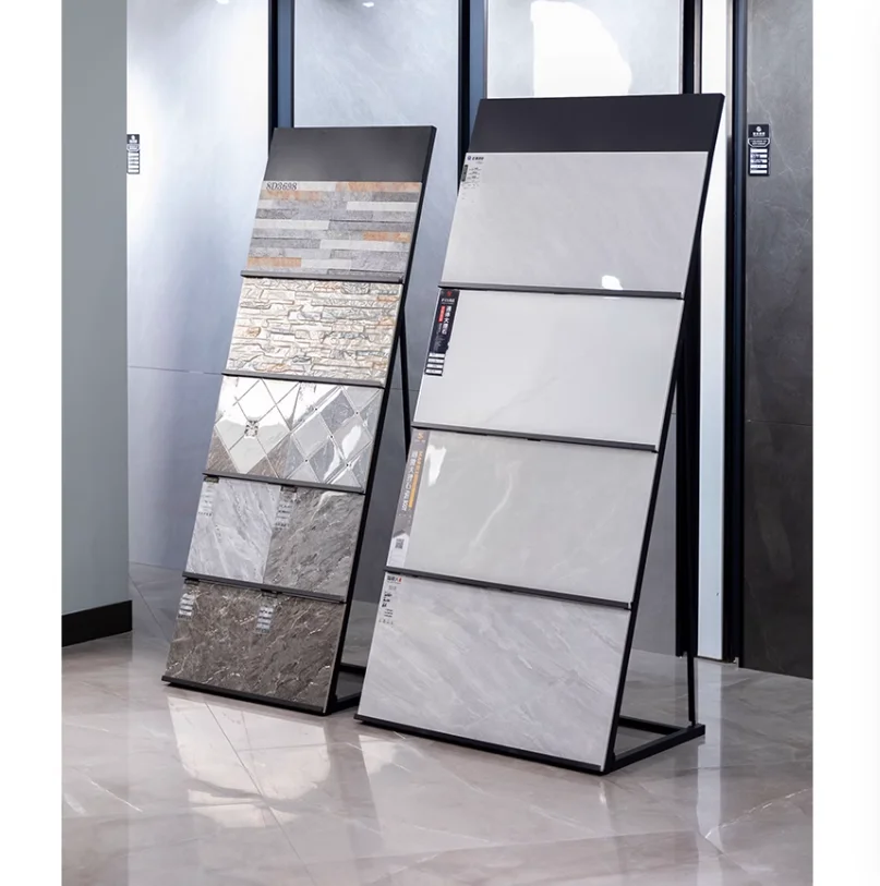 Ceramic tile display rack 300600 Wall tile display rack Stone ceramic shelf display rack door panel wooden floor sample rack