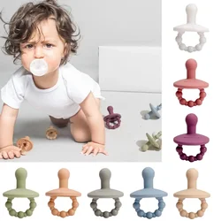 Silicone Pacifier Baby Silicone Nipple Bpa Free Silicone Food Grade Baby Teether Grade Accessories Chewable Nurs Teething Toys